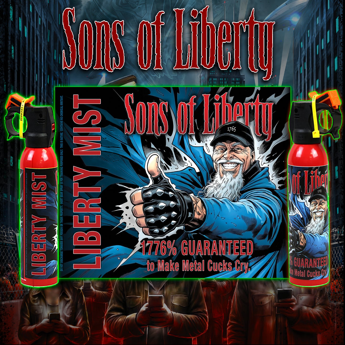 LIMITED TO 50 - Sons of Liberty - Liberty Mist Canister