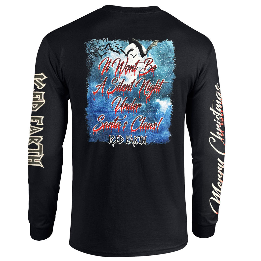 ICED EARTH Santa Claws Long Sleeve - Black