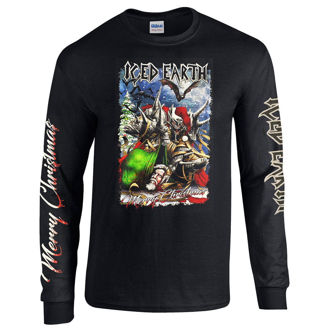 ICED EARTH Santa Claws Long Sleeve - Black