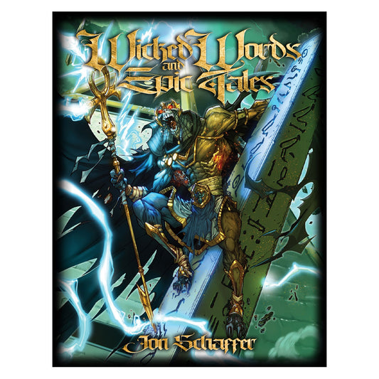 ICED EARTH Wicked Words & Epic Tales Book - Jon Boy Meyers Cover