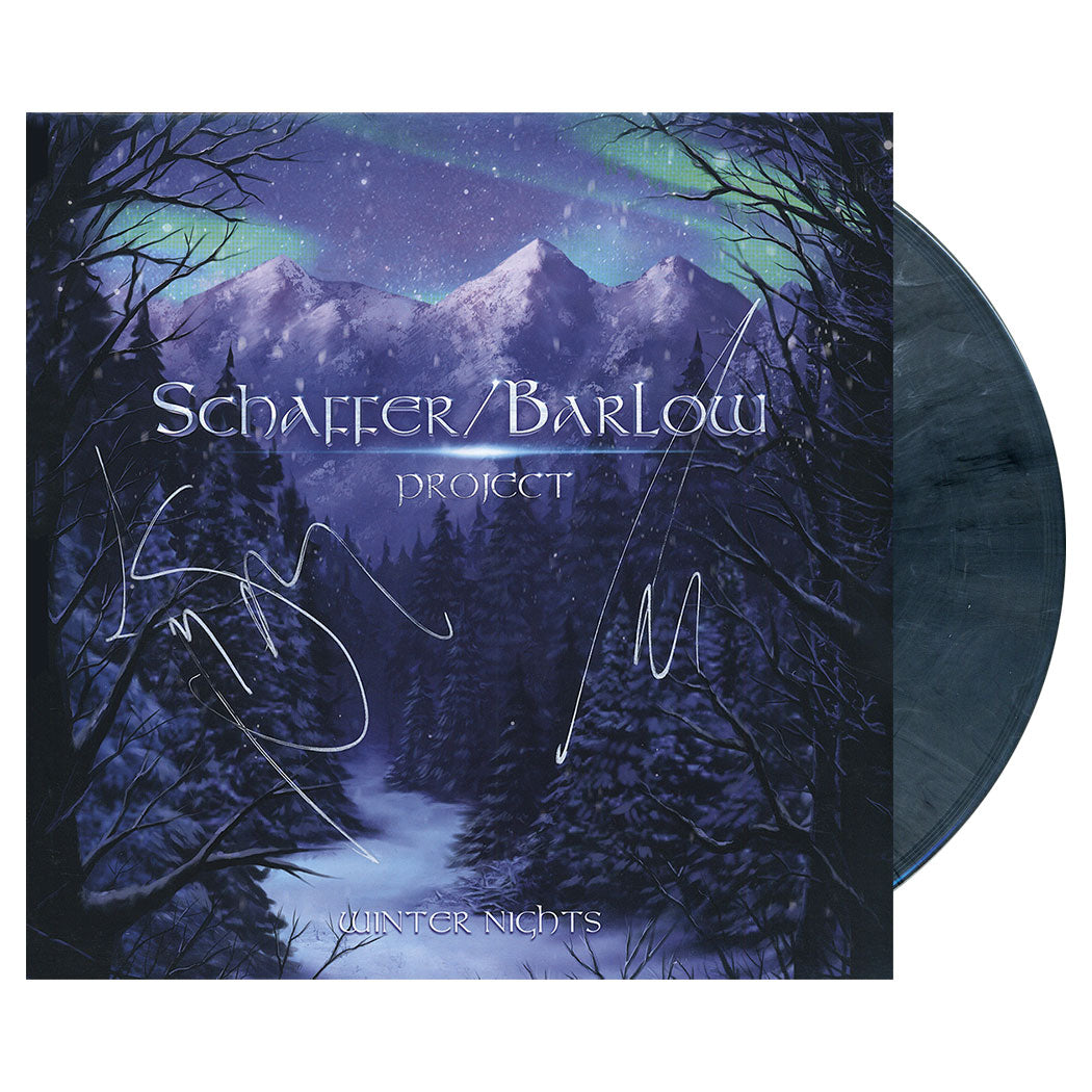 ICED EARTH Schaffer Barlow Project Vinyl LP - Platinum Black (Signed)