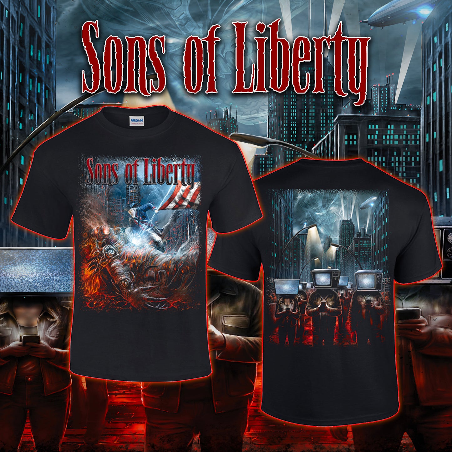 Sons of Liberty Thought Crimes T-Shirt