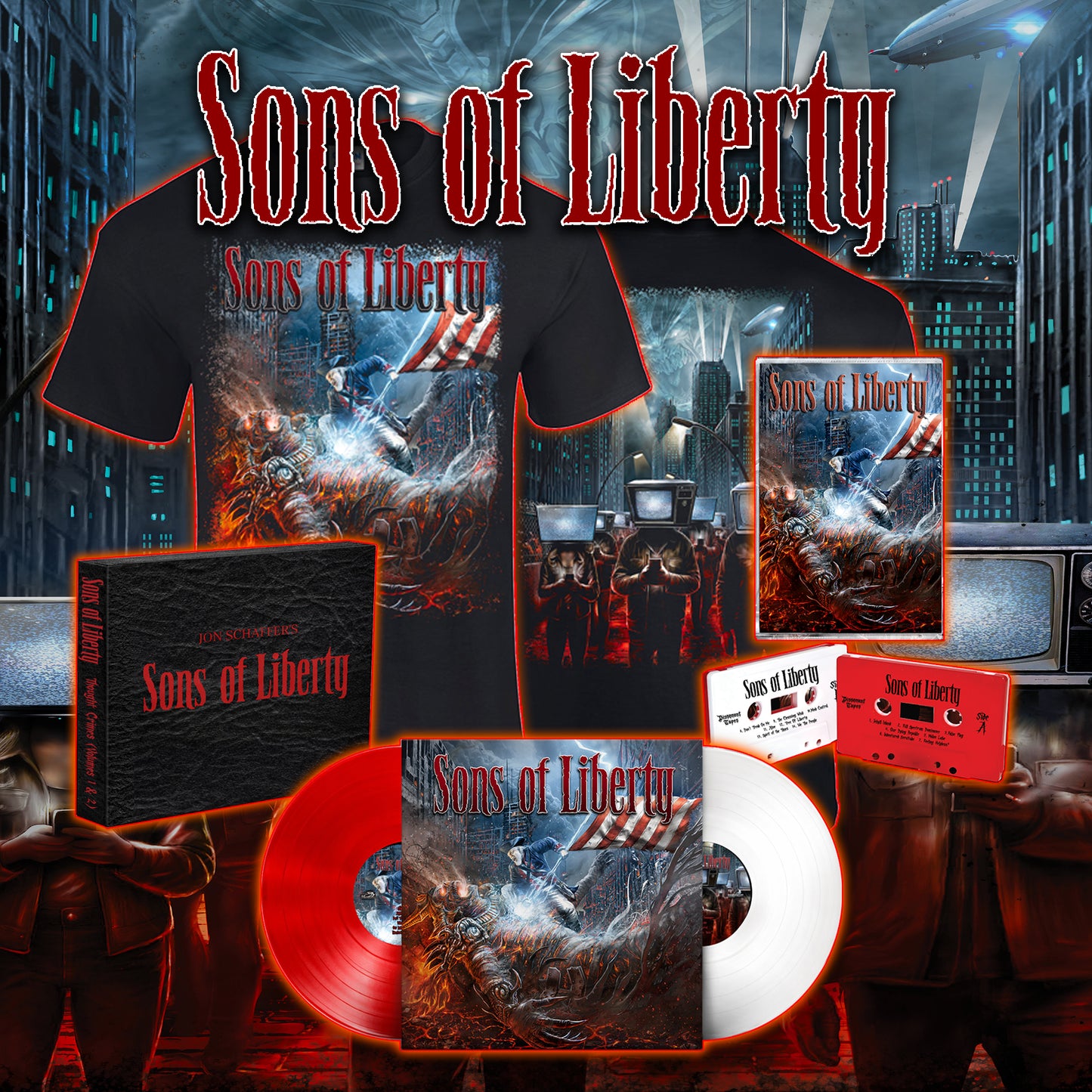 Sons of Liberty (Thought Crimes Volumes 1 & 2) Merchstore Exclusive Bundle