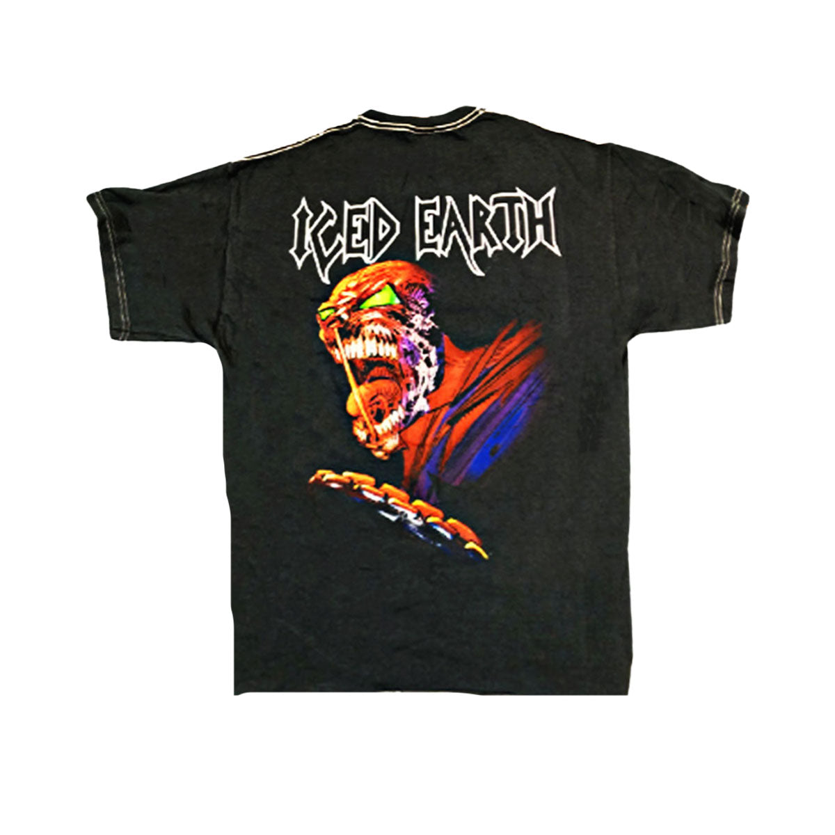 ICED EARTH The Dark Saga Skull T-Shirt