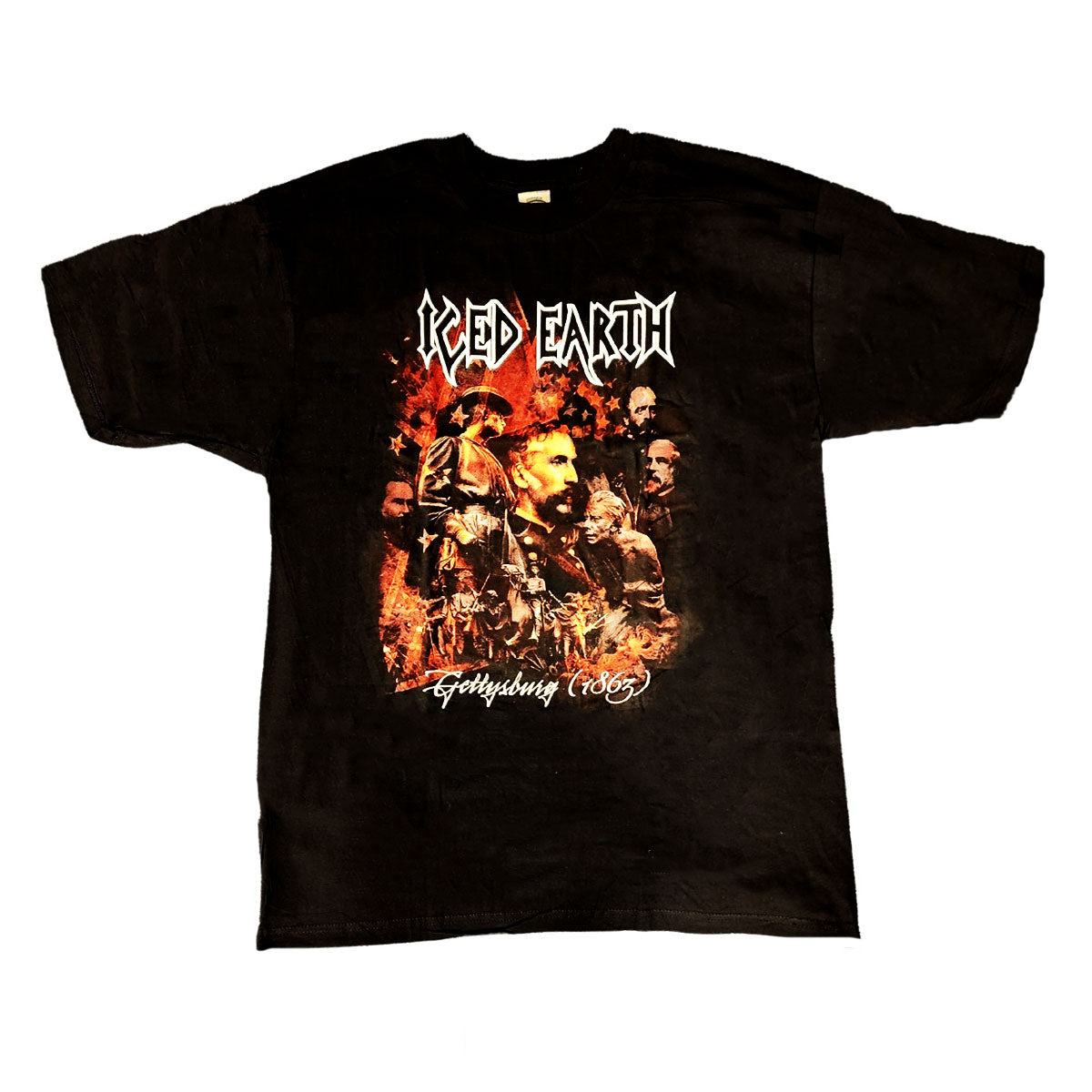 ICED EARTH Gettysburg Black T-Shirt