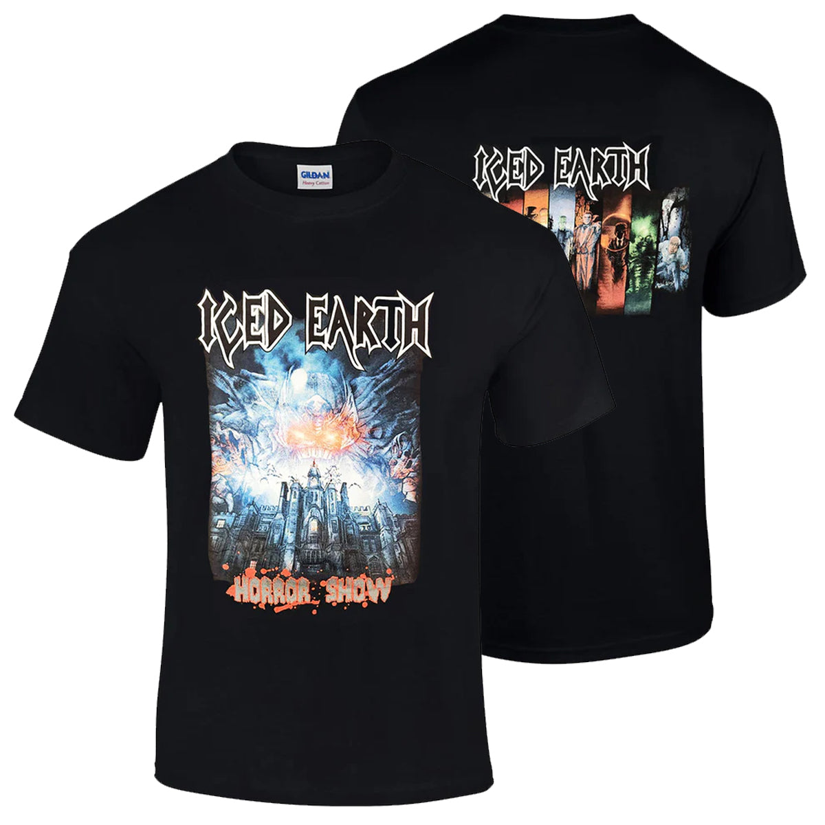 ICED EARTH Horror Show Monster Back T-Shirt