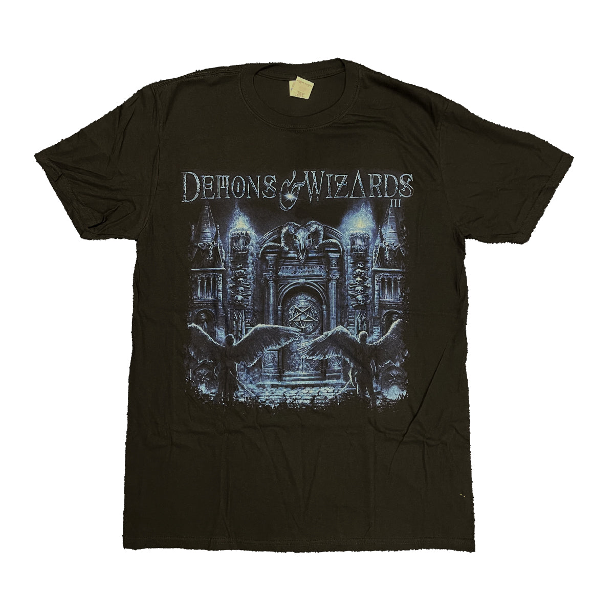 DEMONS & WIZARDS Demons & Wizards III Blue Print T-Shirt