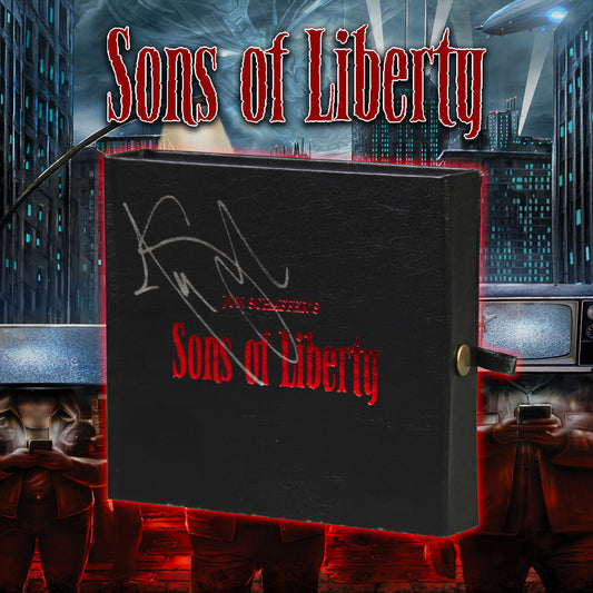 Sons of Liberty (Thought Crimes Volumes 1 & 2) Leather Box Collector's Edition CD (Signed - Silver Marker)