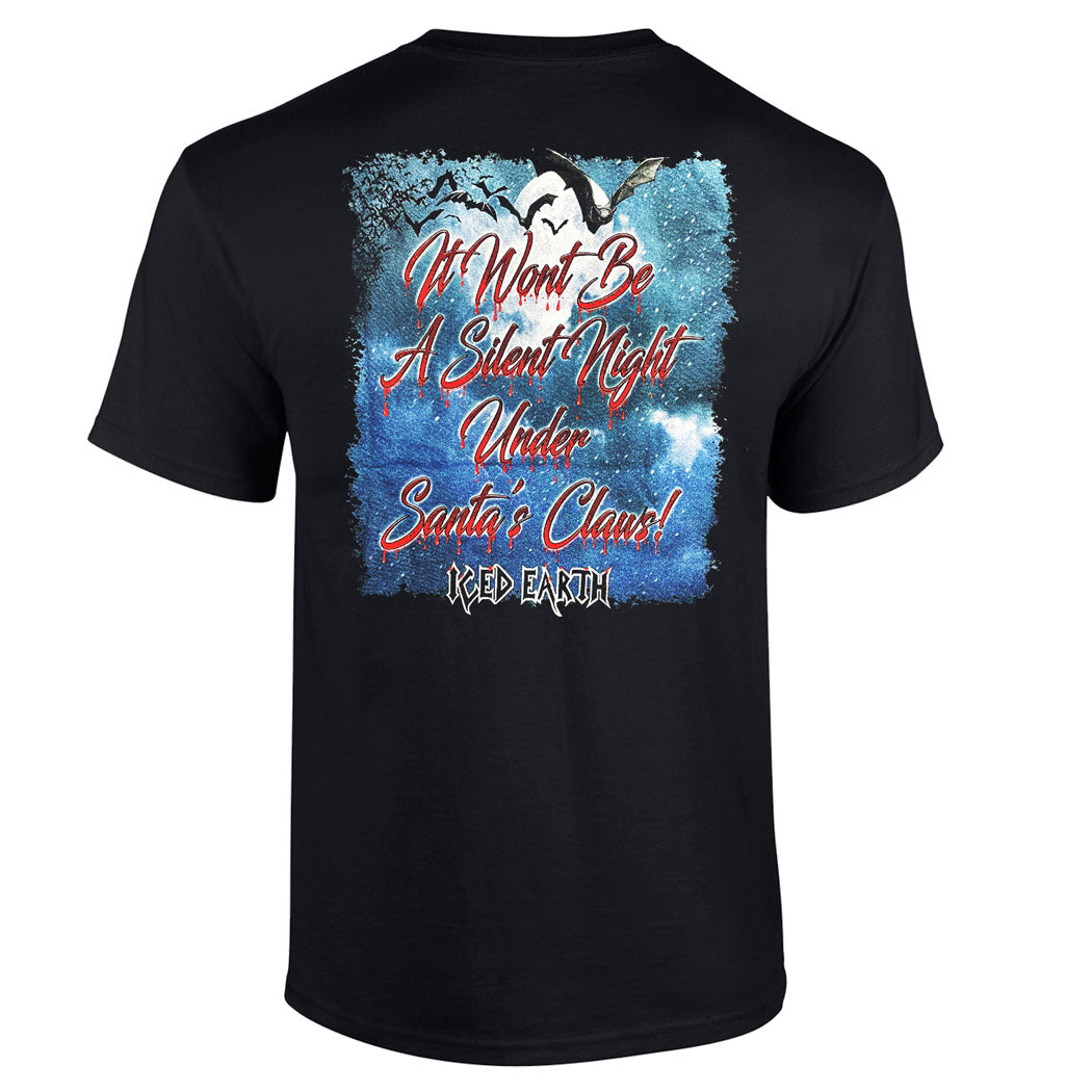 ICED EARTH Santa Claws T-Shirt - Black