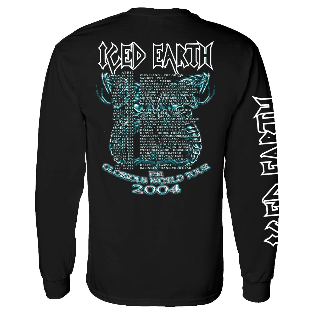 ICED EARTH 2004 Dateback Longsleeve