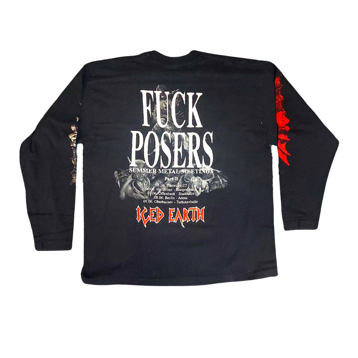 ICED EARTH Summer Hatred 96 Long Sleeve Shirt