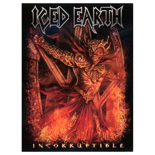 ICED EARTH Incorruptible Sticker